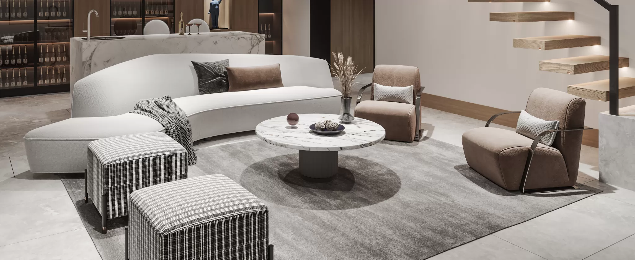 CORONA SCENES - LIVING ROOM - 3180