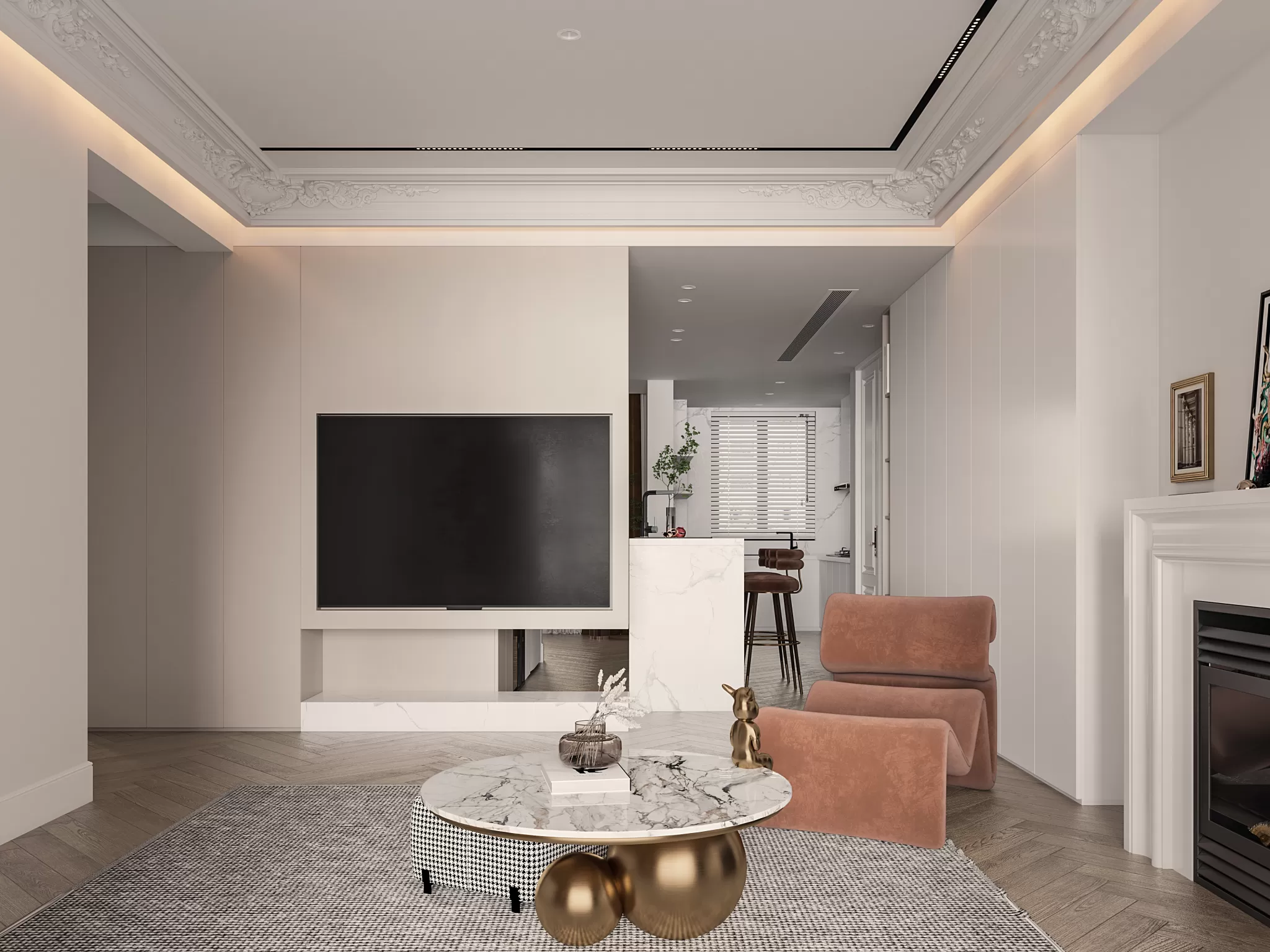 CORONA SCENES - LIVING ROOM - 3196