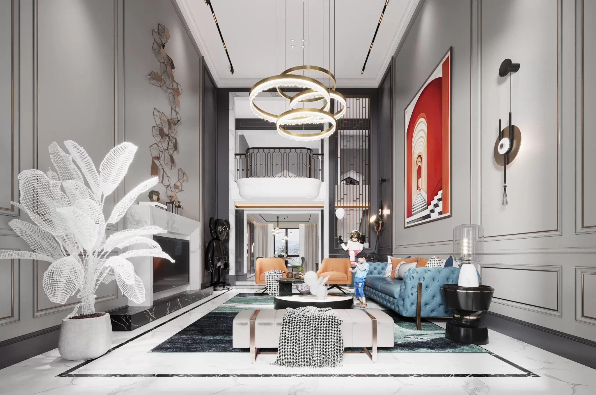 CORONA SCENES - LIVING ROOM - 3206