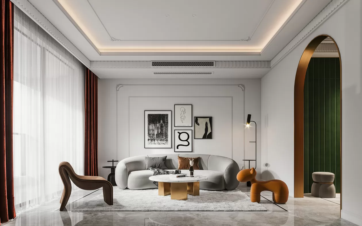 CORONA SCENES - LIVING ROOM - 3216