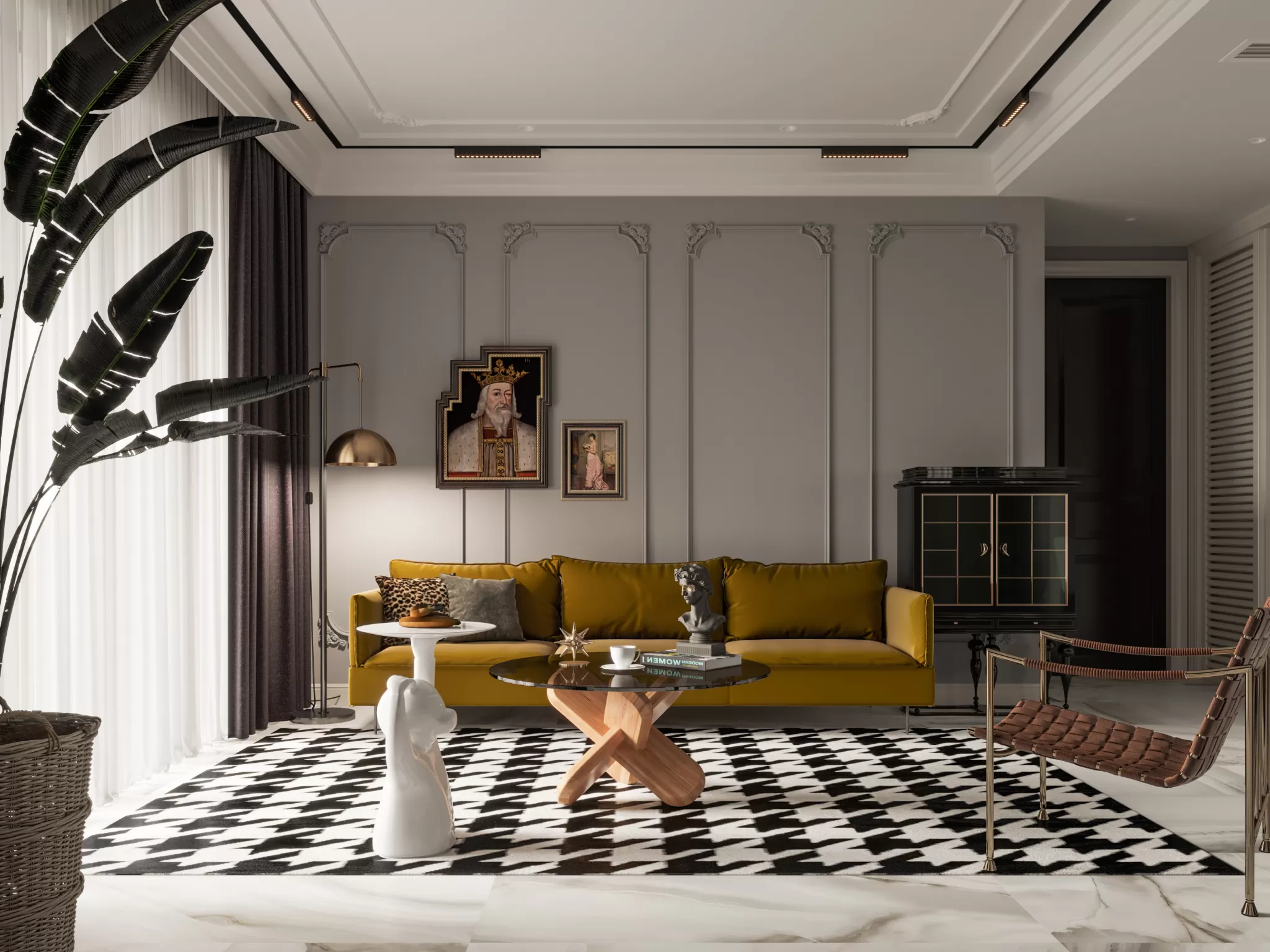 CORONA SCENES - LIVING ROOM - 3221