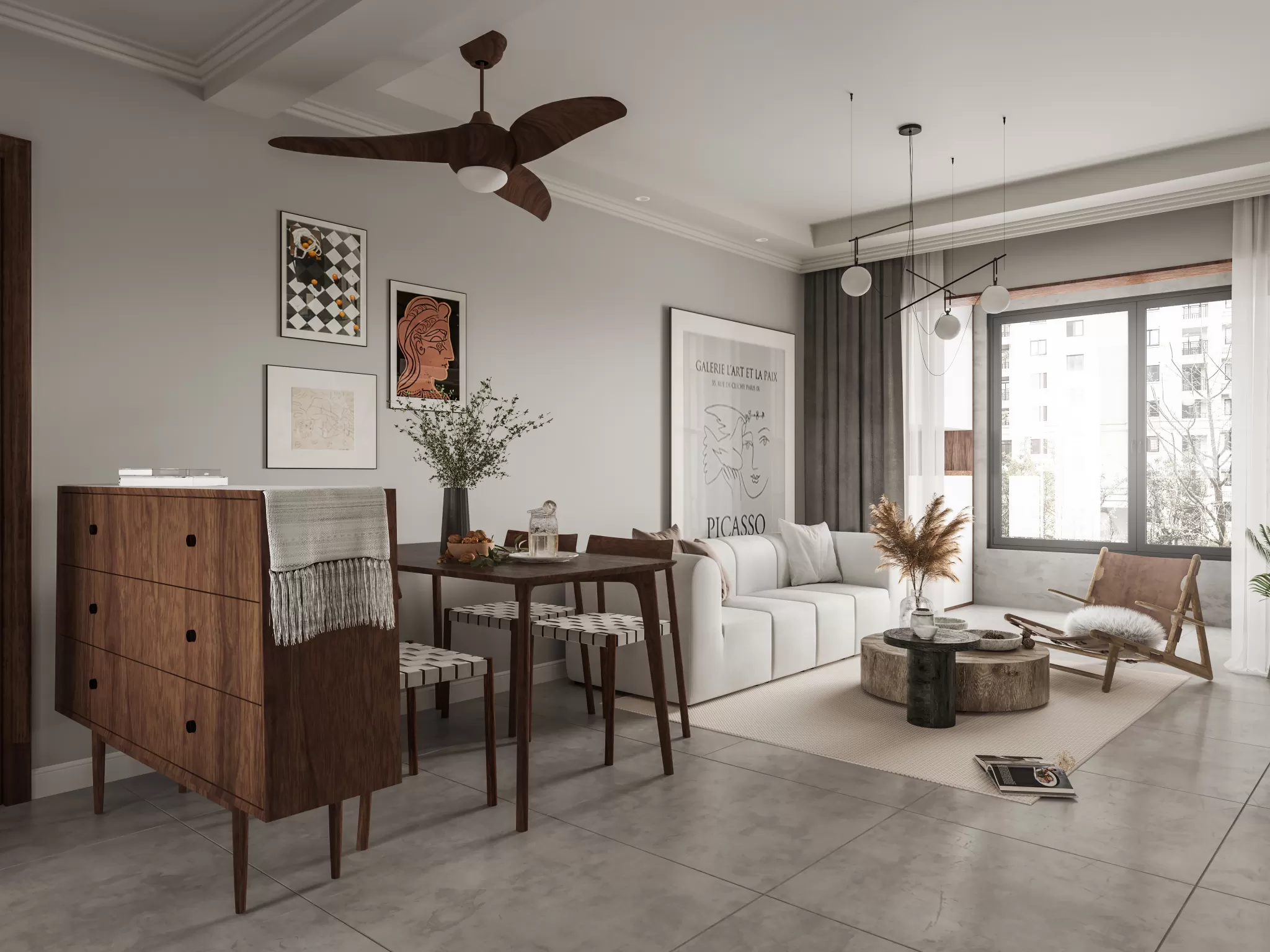 CORONA SCENES - LIVING ROOM - 3225