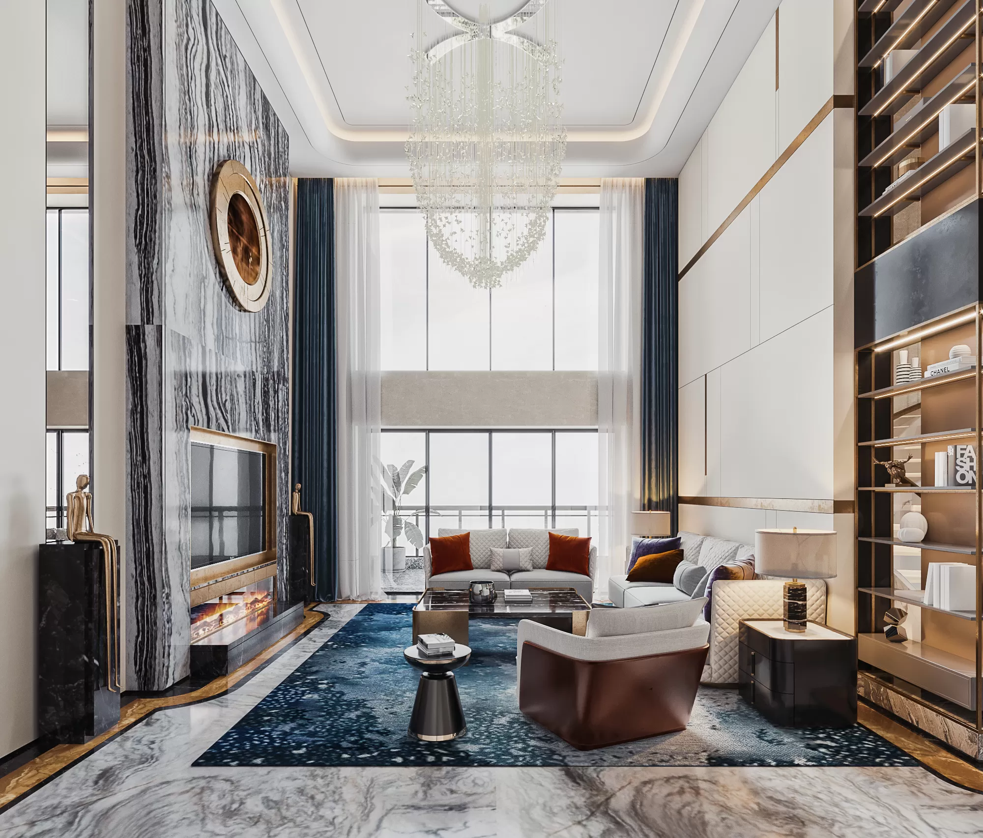 CORONA SCENES - LIVING ROOM - 3238