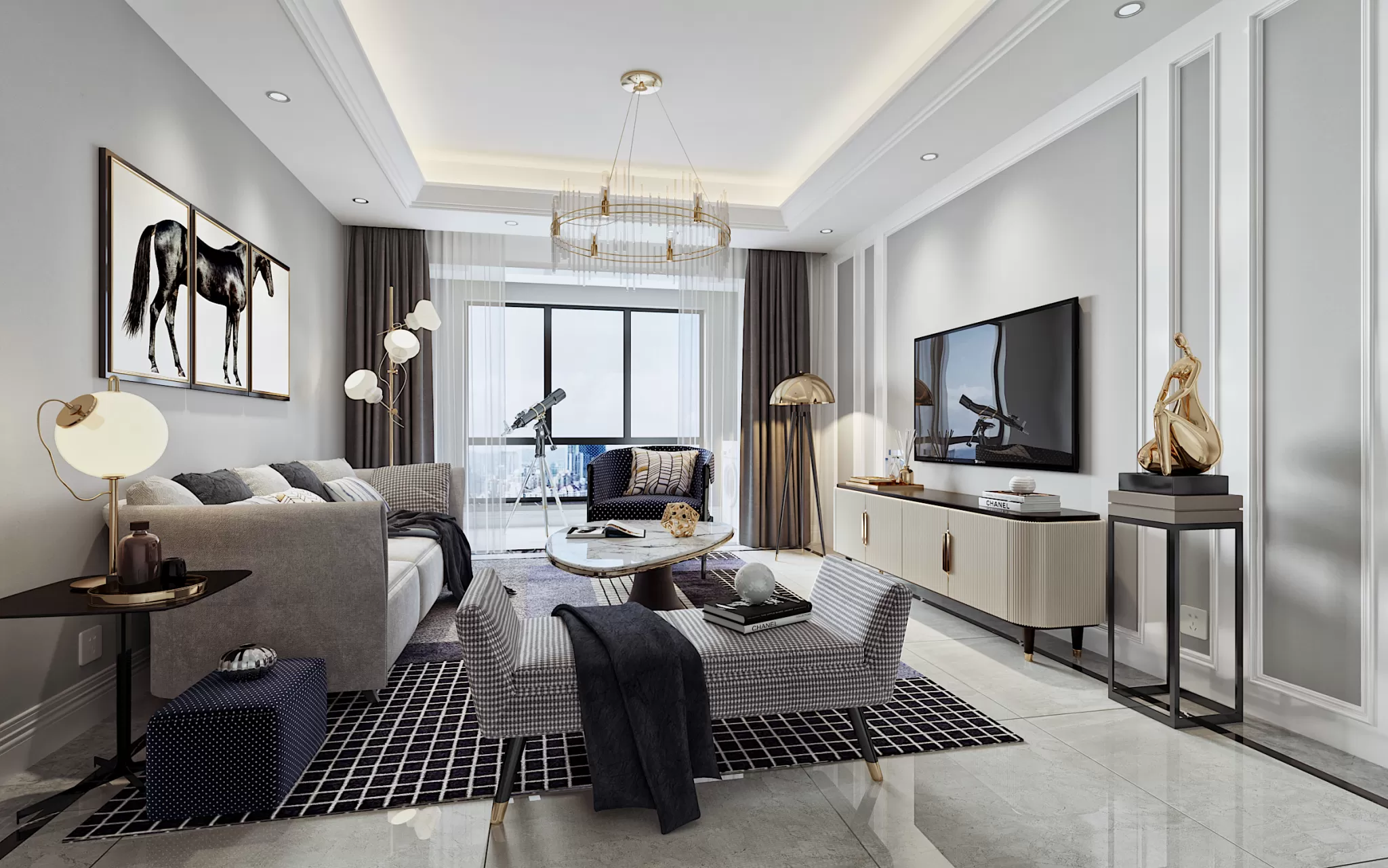 CORONA SCENES - LIVING ROOM - 3258