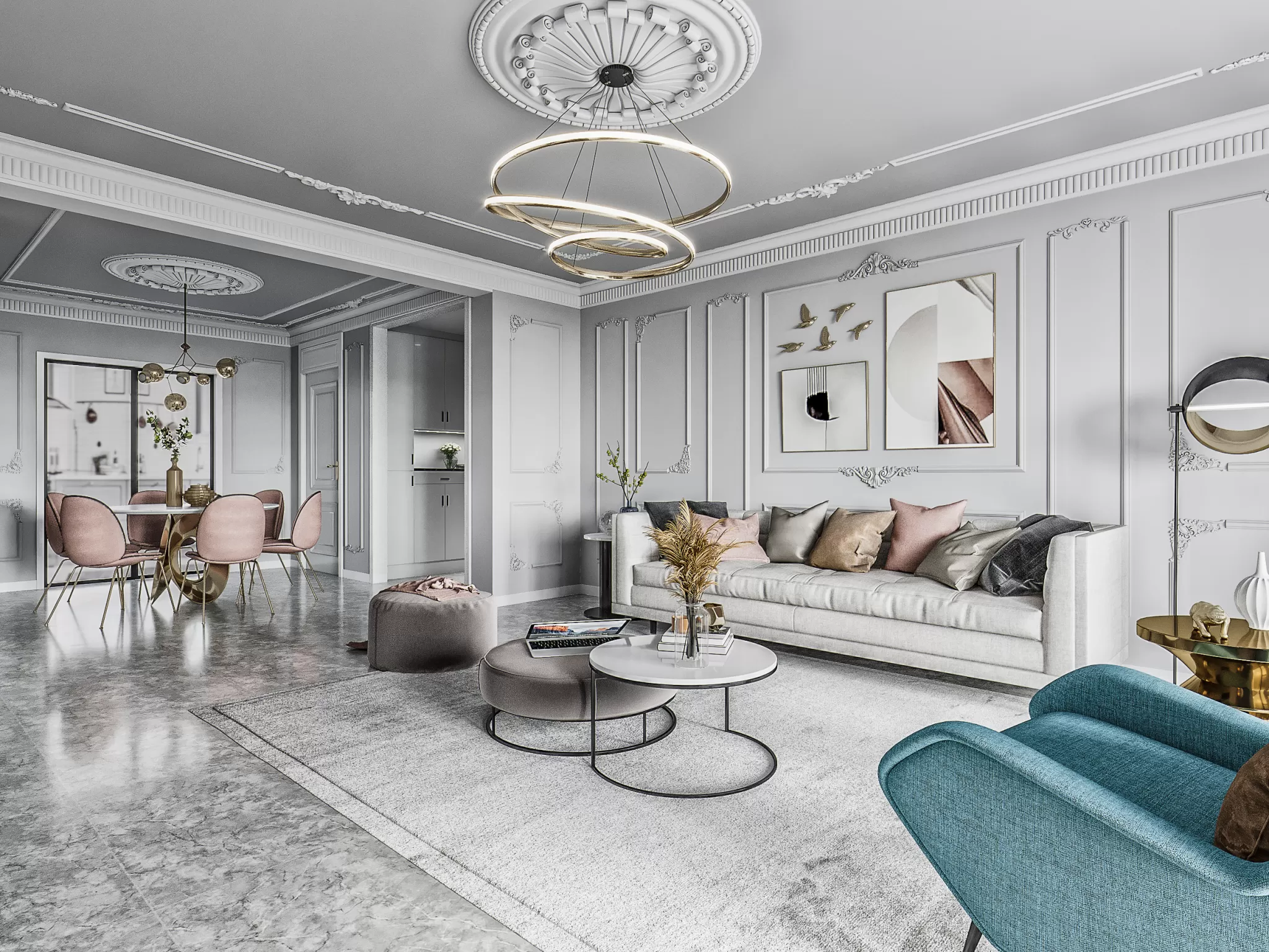 CORONA SCENES - LIVING ROOM - 3261