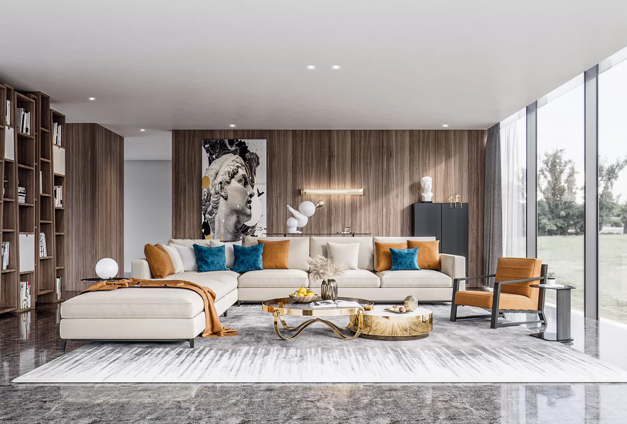 CORONA SCENES - LIVING ROOM - 3264