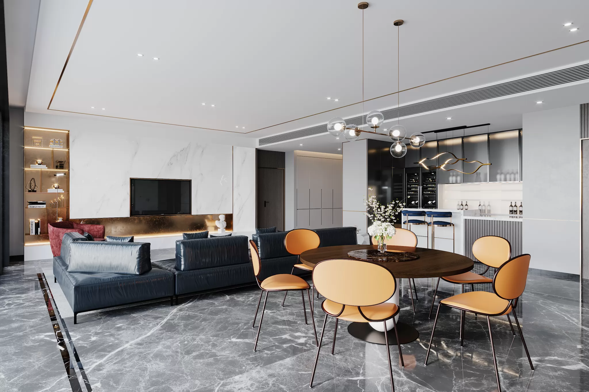 CORONA SCENES - LIVING ROOM - 3293