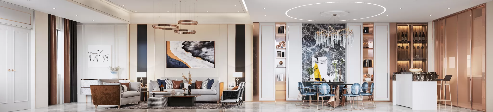 CORONA SCENES - LIVING ROOM - 3302