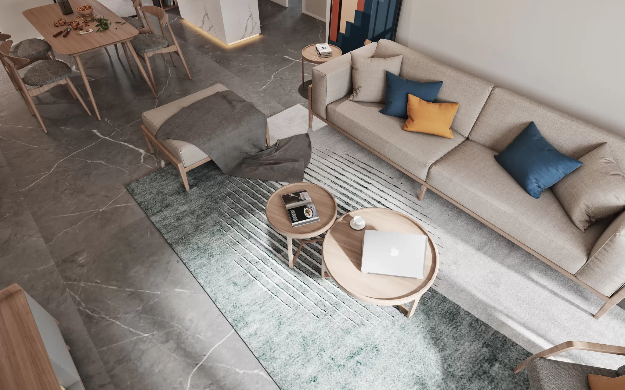 CORONA SCENES - LIVING ROOM - 3430