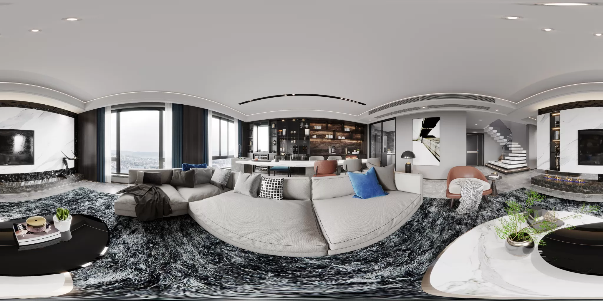 CORONA SCENES - LIVING ROOM - 3460