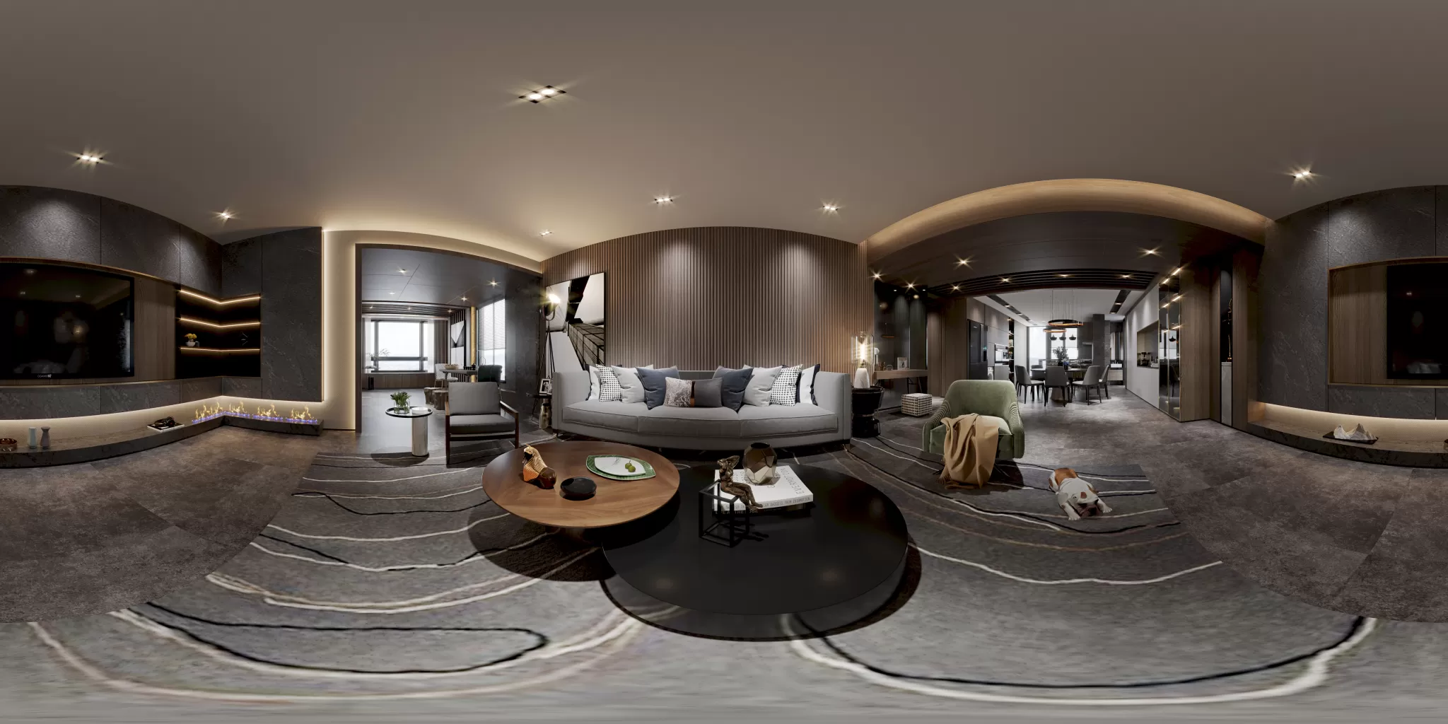 CORONA SCENES - LIVING ROOM - 3461