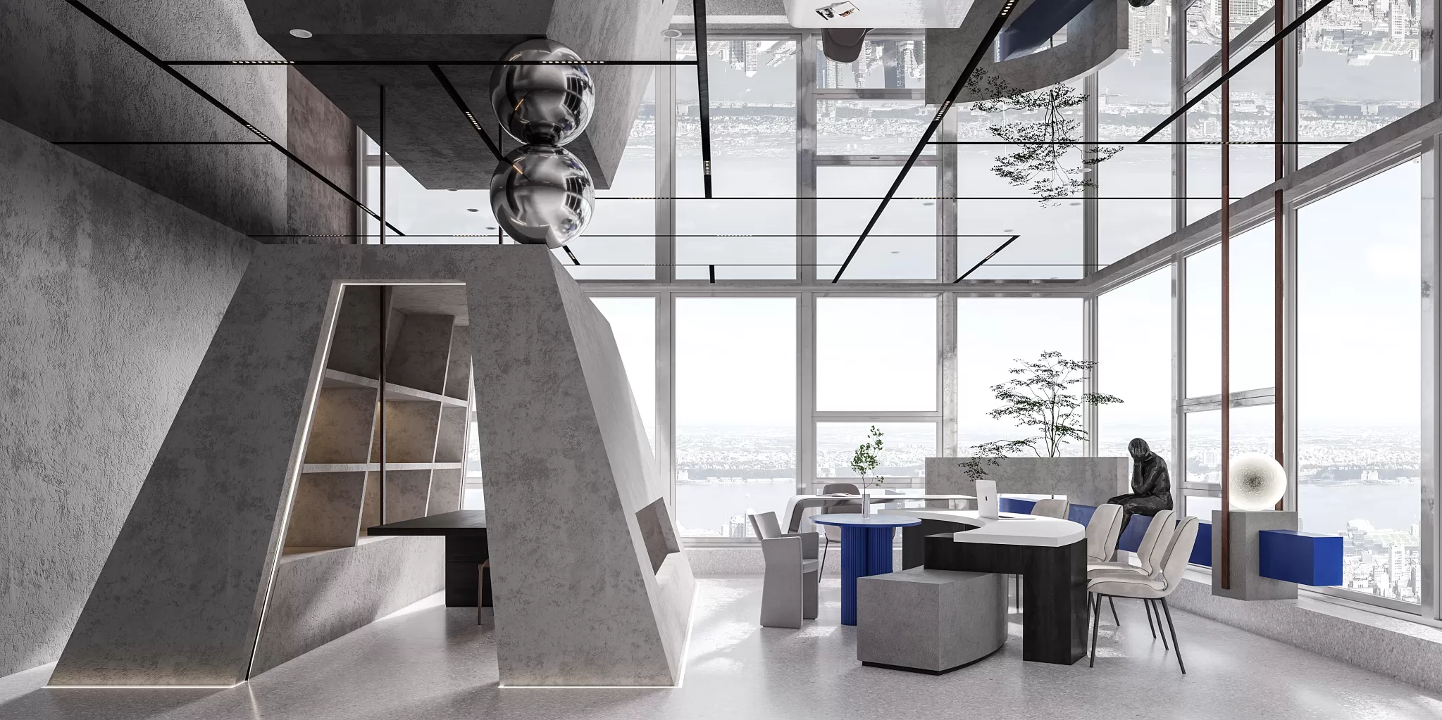 CORONA SCENES - STUDY ROOM - 3305