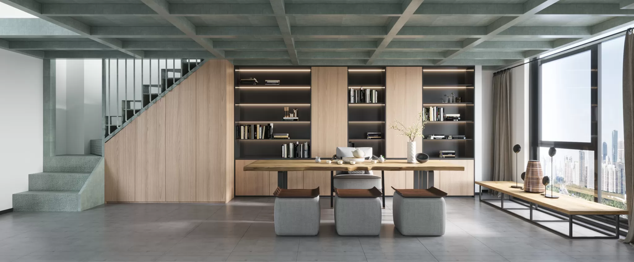 CORONA SCENES - STUDY ROOM - 3313