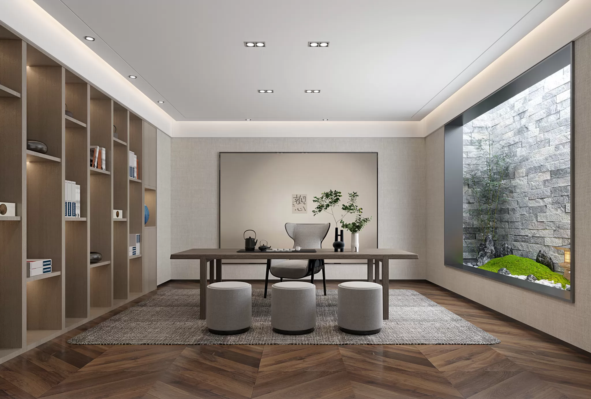 CORONA SCENES - STUDY ROOM - 3904