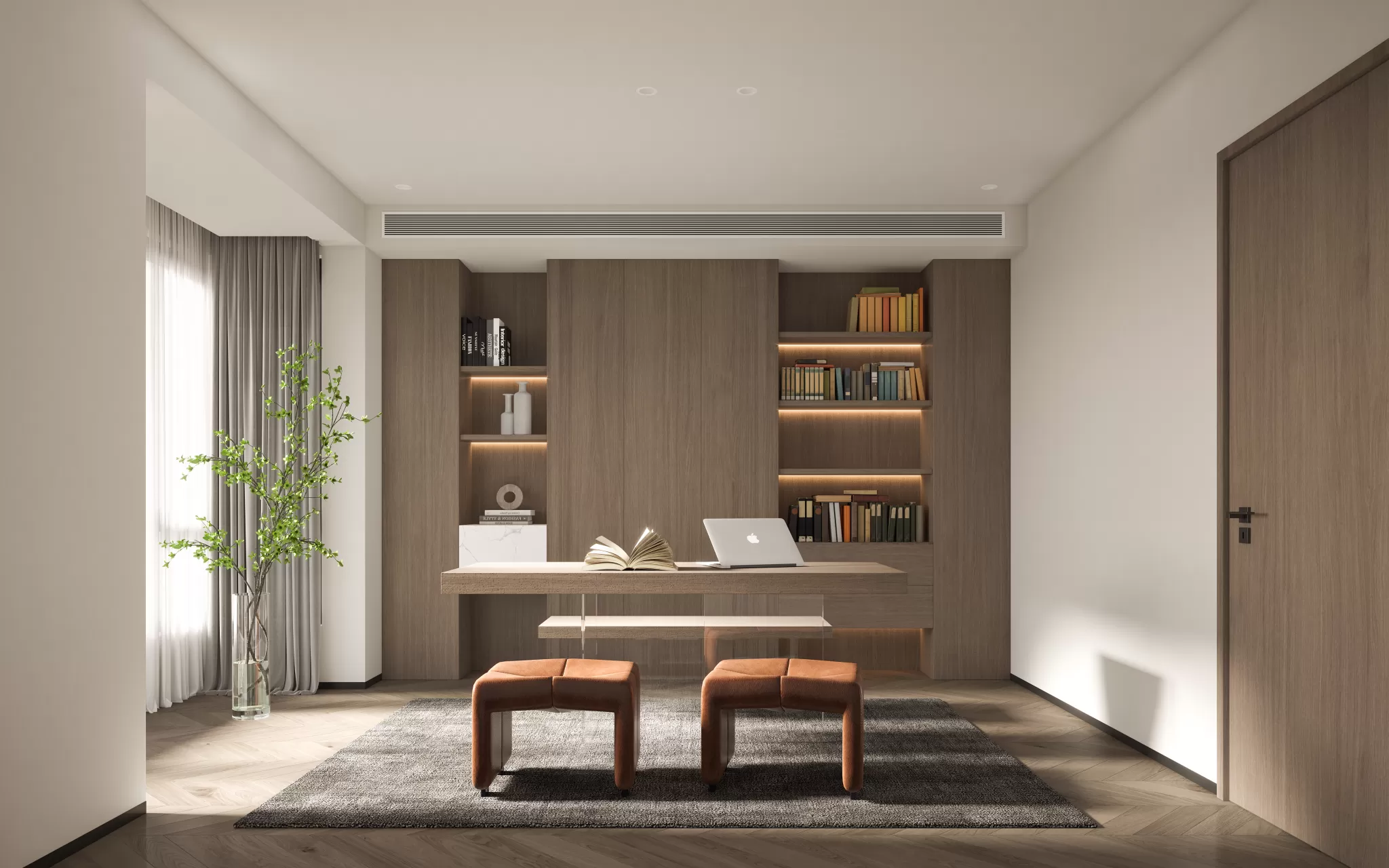 CORONA SCENES - STUDY ROOM - 3910