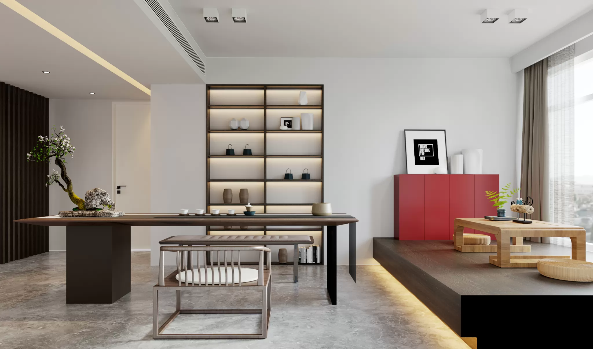 CORONA SCENES - STUDY ROOM - 3918