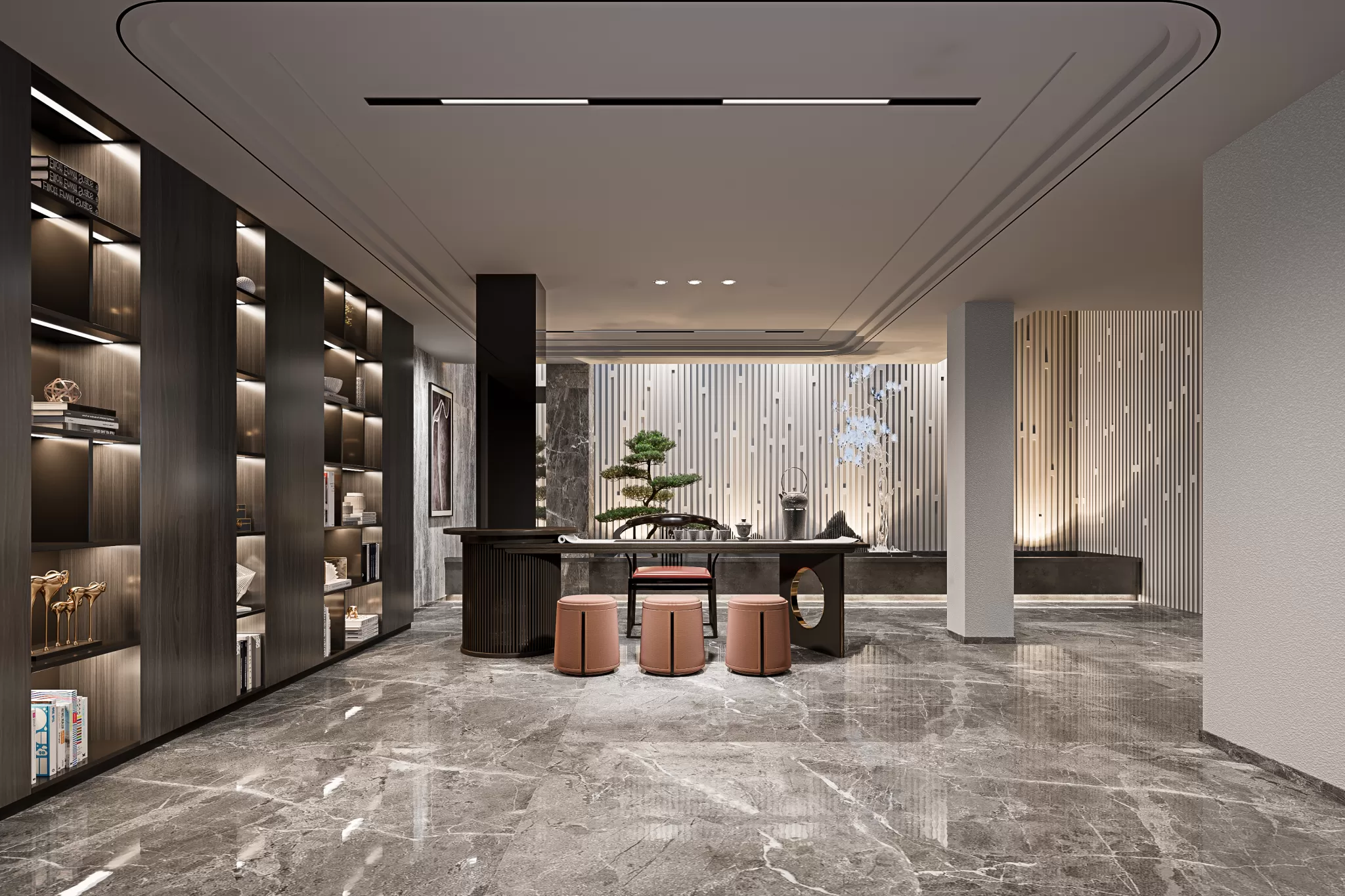 CORONA SCENES - STUDY ROOM - 3921