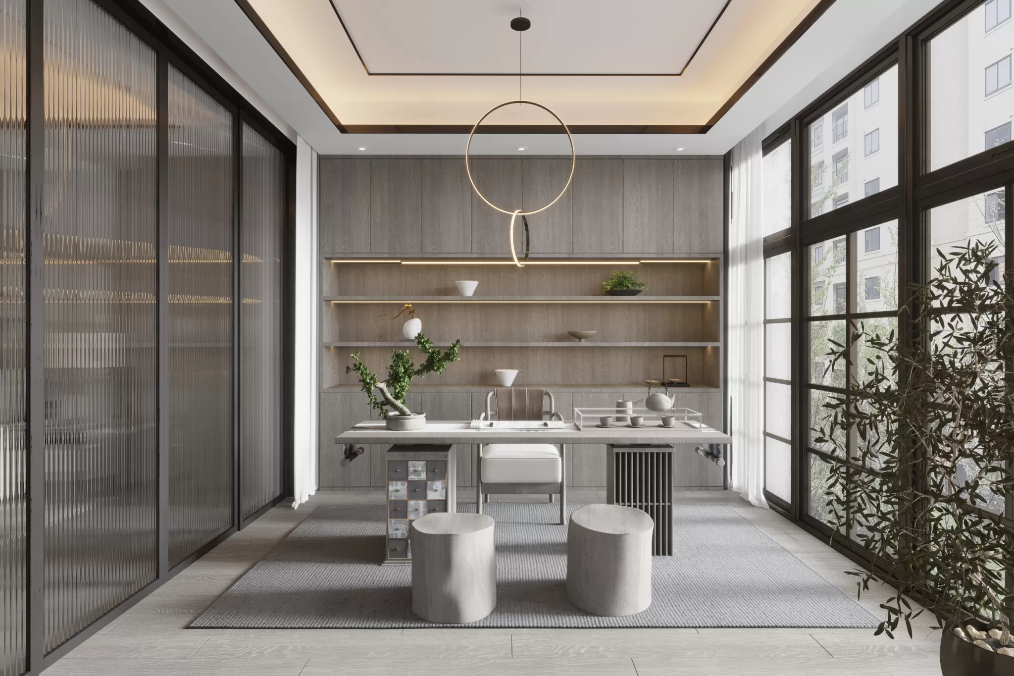 CORONA SCENES - STUDY ROOM - 3922