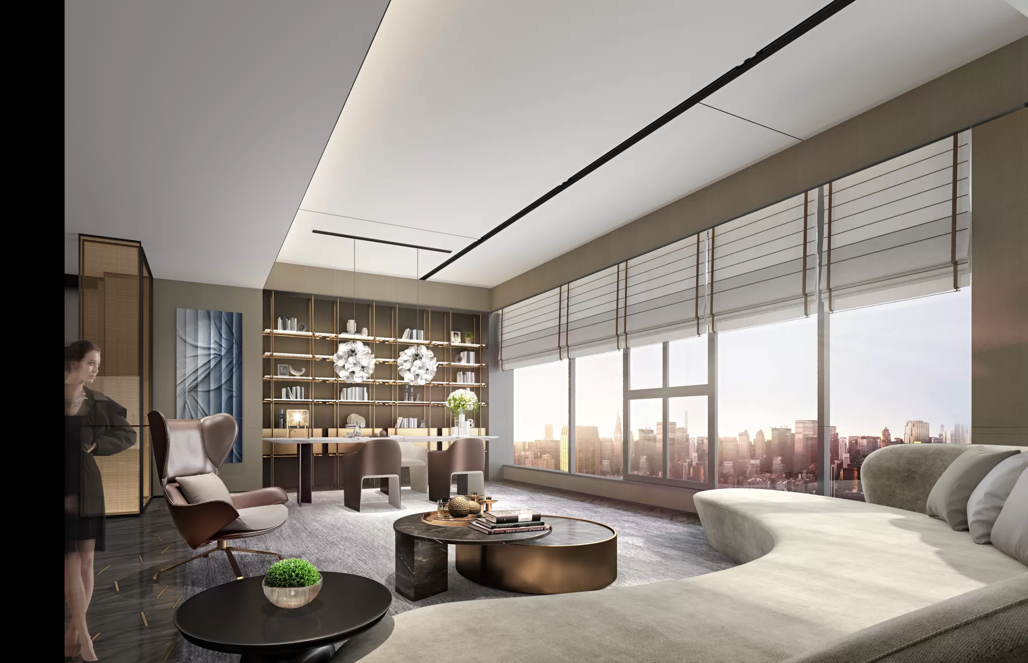 CORONA SCENES - STUDY ROOM - 3924