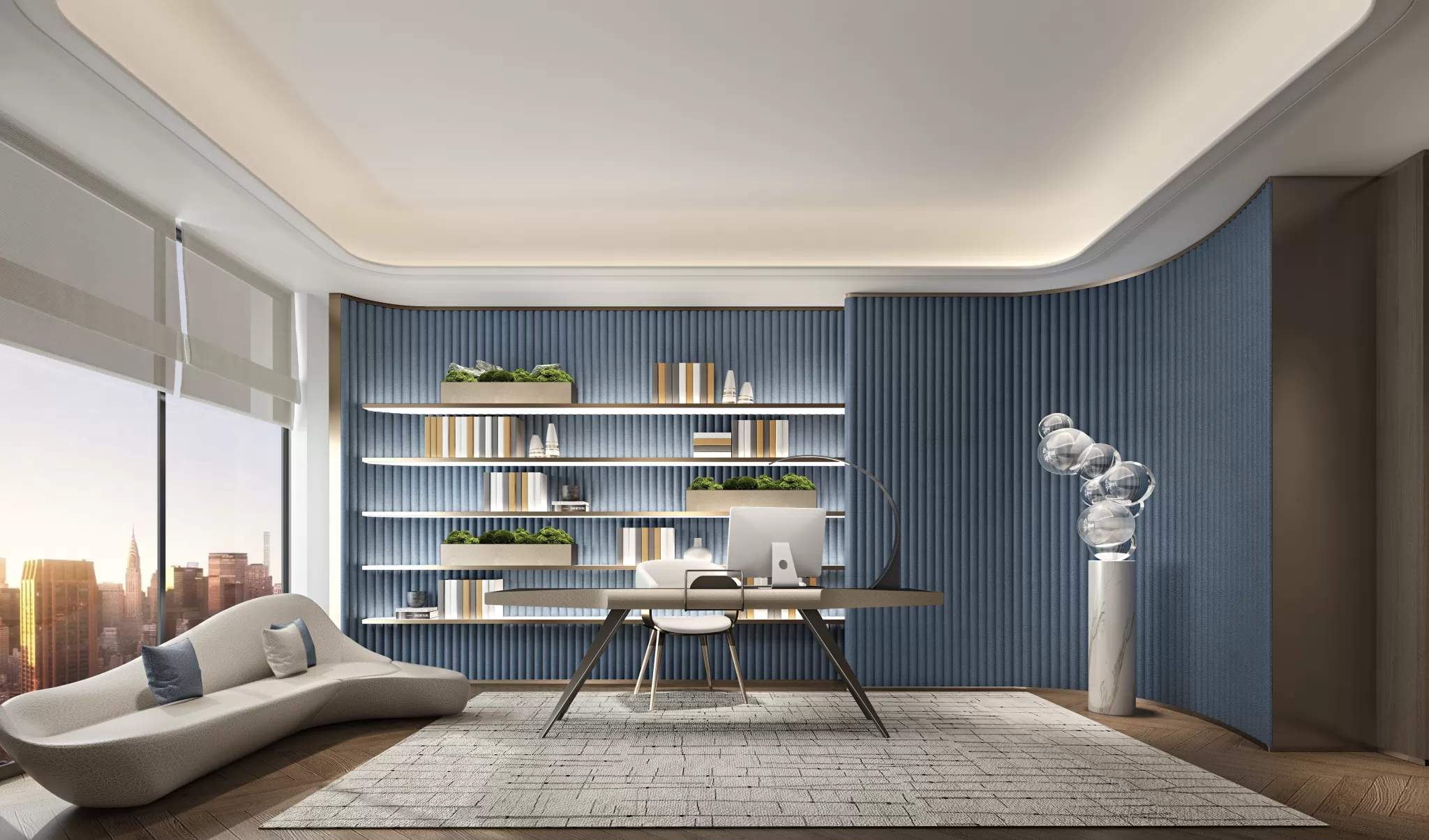 CORONA SCENES - STUDY ROOM - 3925