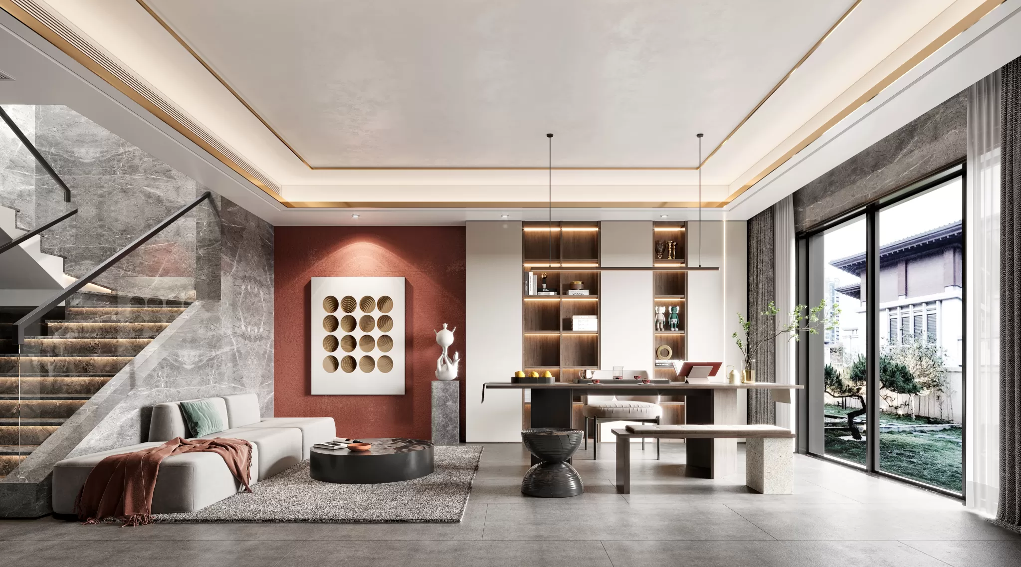 CORONA SCENES - STUDY ROOM - 3926