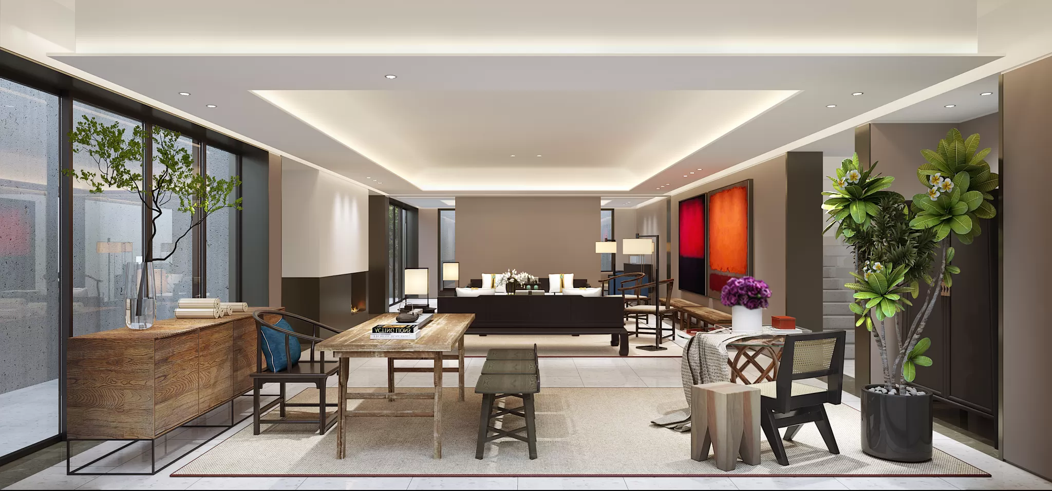 CORONA SCENES - STUDY ROOM - 3927