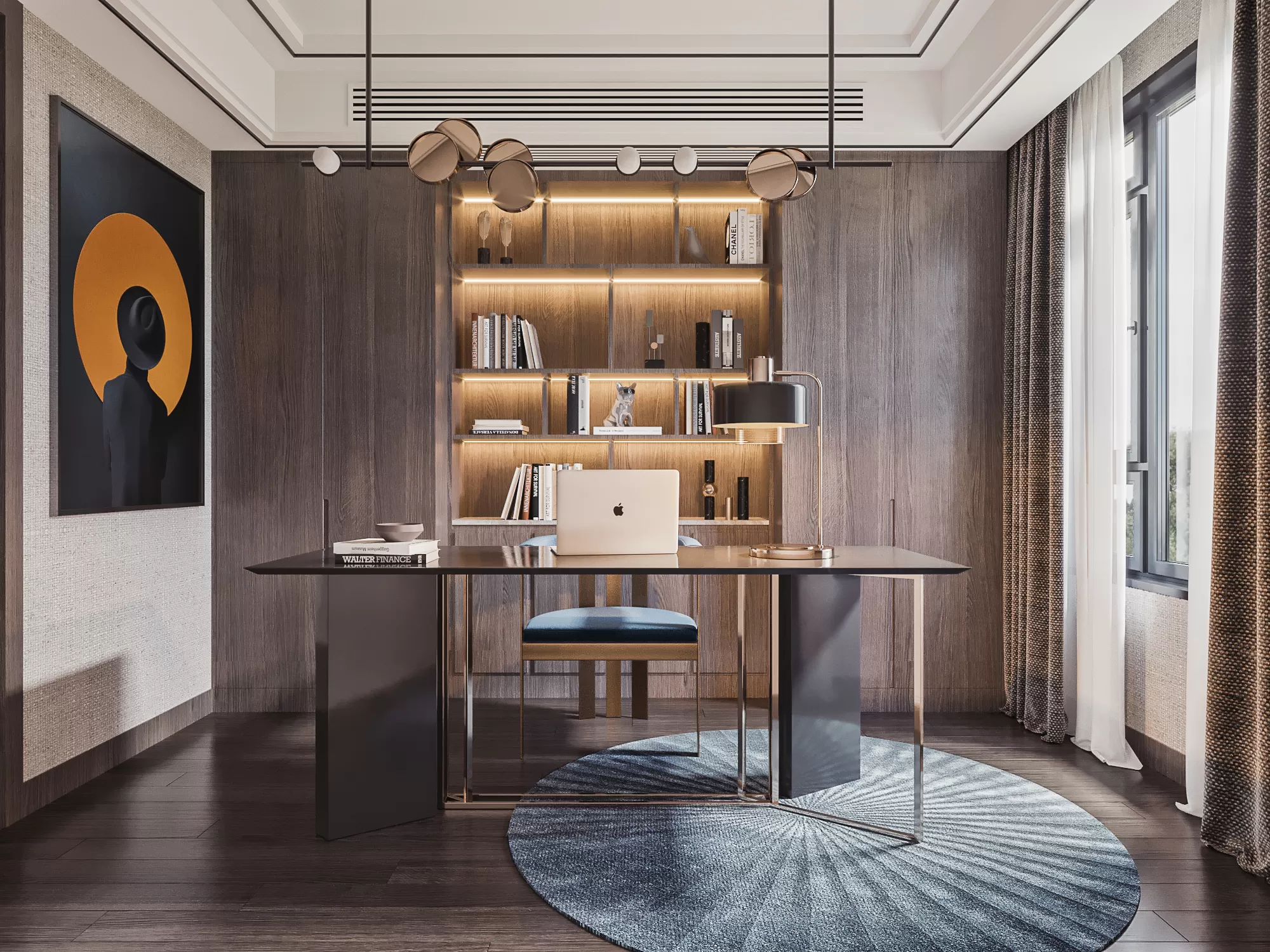 CORONA SCENES - STUDY ROOM - 3934