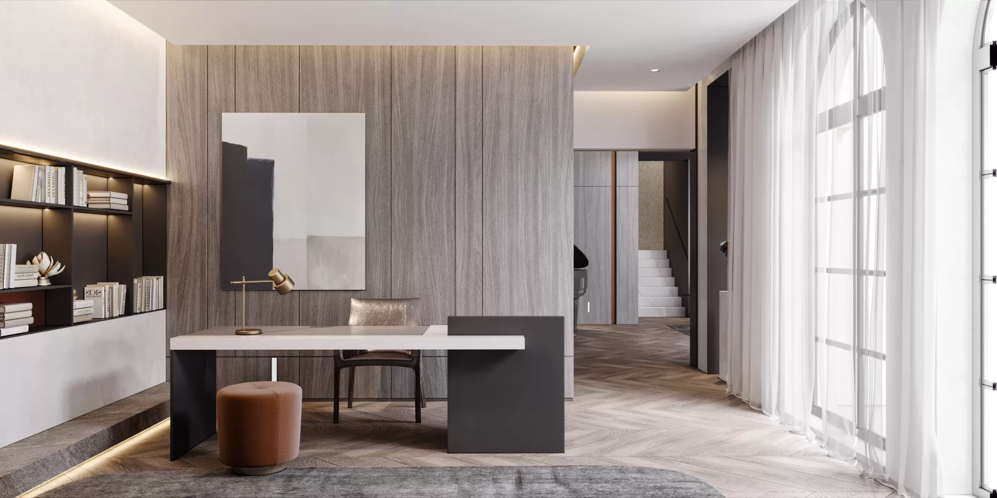 CORONA SCENES - STUDY ROOM - 3936