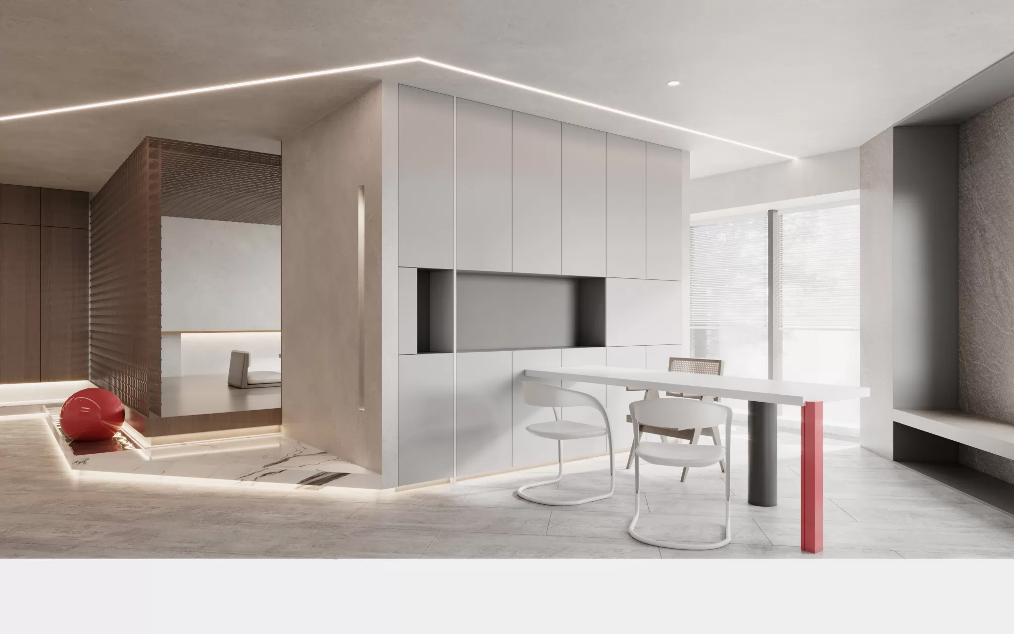 CORONA SCENES - STUDY ROOM - 3937