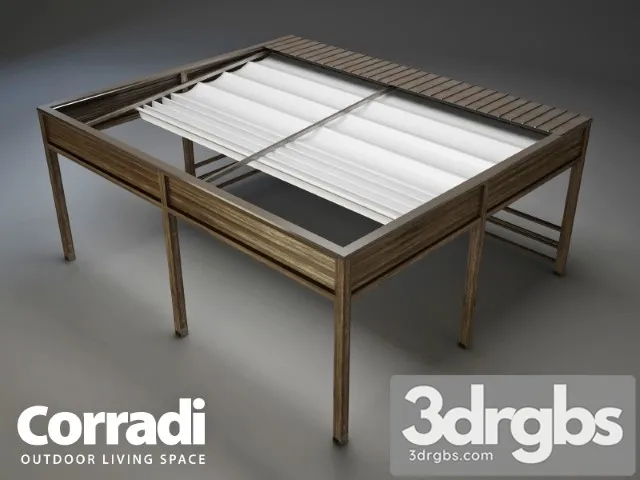 Corradi Pergola 3D Model Free
