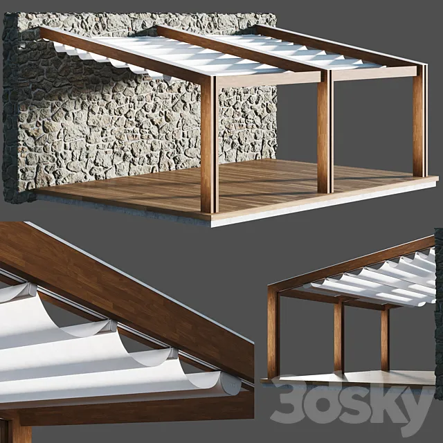 Corradi Pergotenda Awing PT60 3DModel