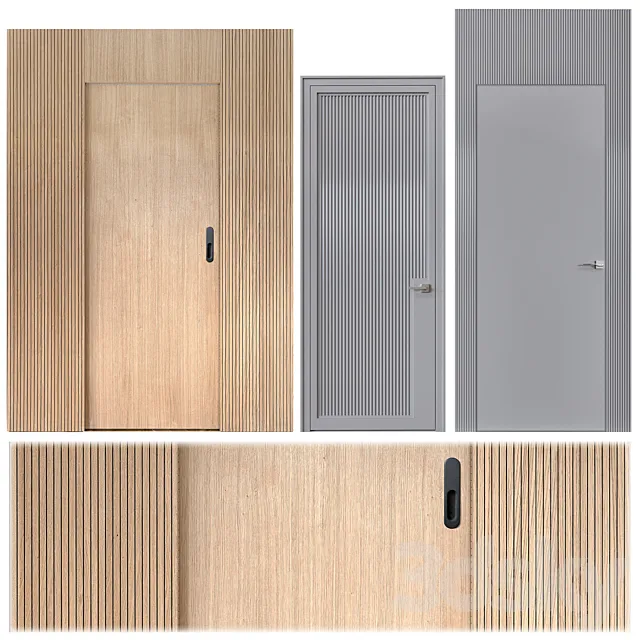 Corrugated door 3DModel