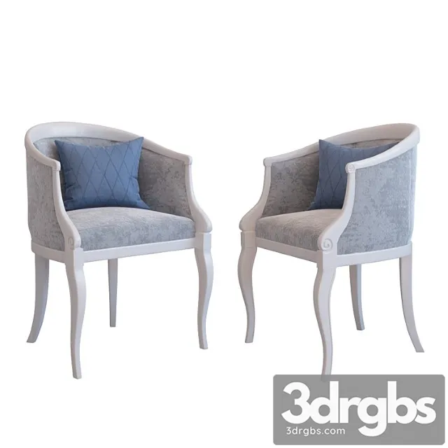 Corte Zari Clara Armchair 3D Model Free