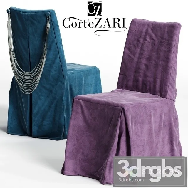 Corte Zari Karis Chair 3D Model Free