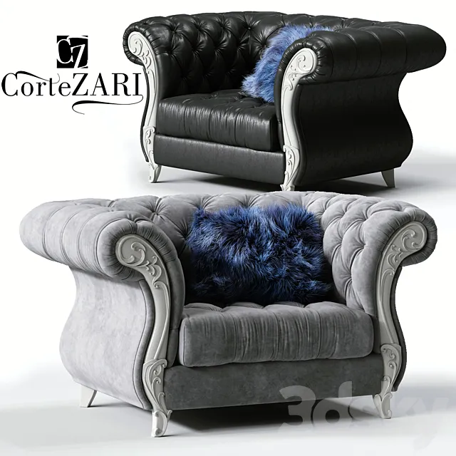 CorteZARI GABRIEL Armchair 3D Model