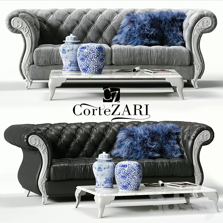 CorteZARI GABRIEL Sofa 3D Model