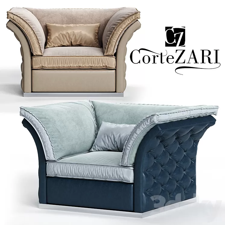 CorteZARI TIAGO Armchair 3D Model