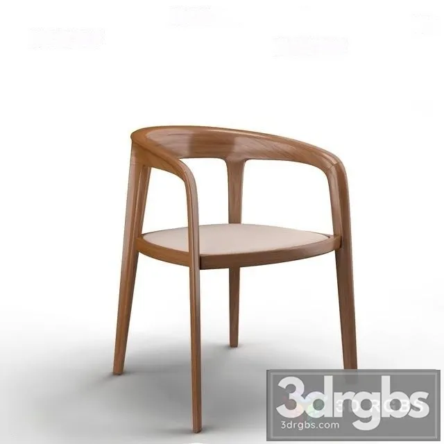 Corvo Wooden Chair 3D Model Free