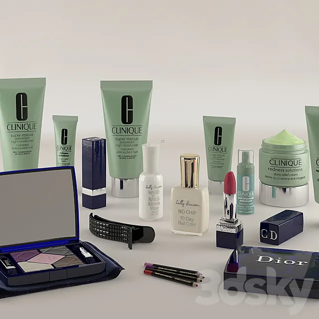 Cosmetic composition 3D Model