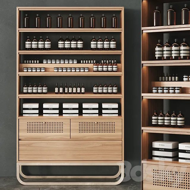 Cosmetic set with chest of drawers and shelves 2 Free Download