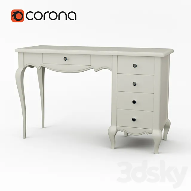 Cosmetic table 3D Model