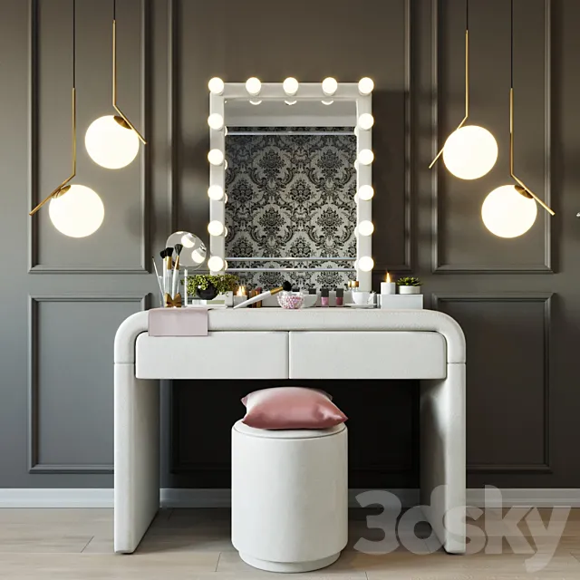 Cosmetic table Signal 3D Model