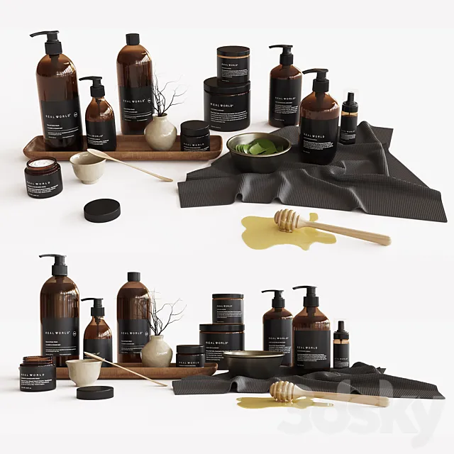 cosmetics Real World 3D Model