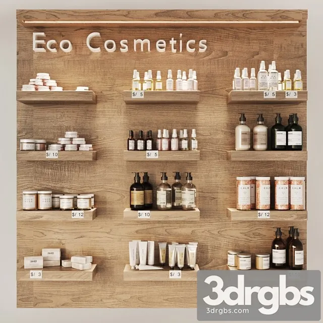 Cosmetics Set 3D Model Download
