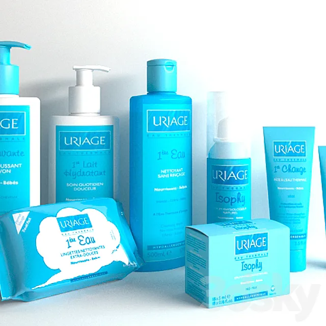Cosmetics "URIAGE" 3DModel