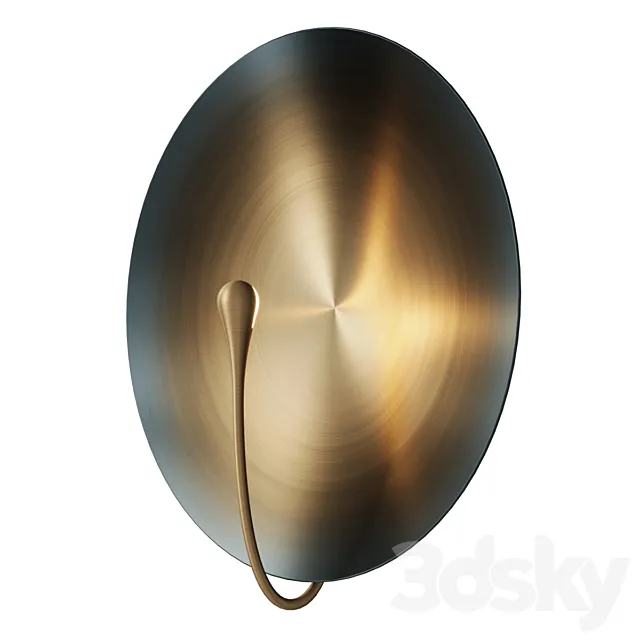Cosmic Ore Handmade Wall Light Sconce 3D Model