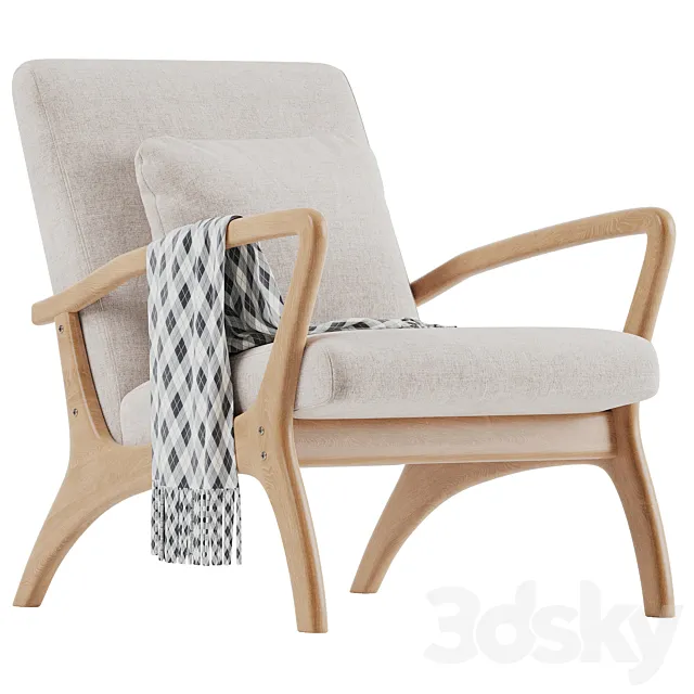 Cosmo Belle Accent Chair 3D Model