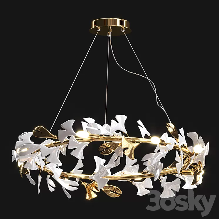 Cosmo Flower Chandelier - 60 3D Model