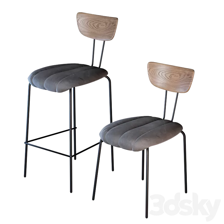 Cosmorelax Apel Chair Set 3D Model