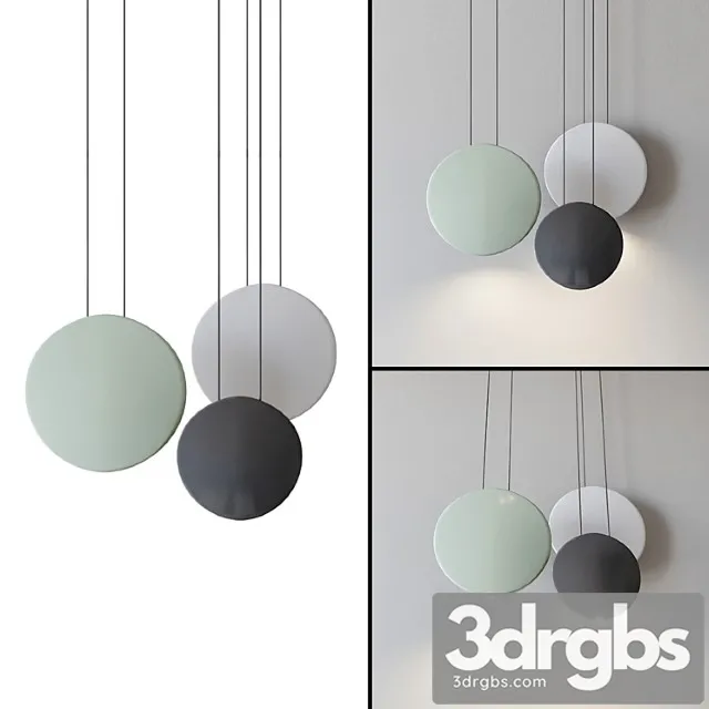 Cosmos cluster led pendant by lievore altherr molina for vibiacluster led pendant by lievore altherr molina for vibia 3D Model Free